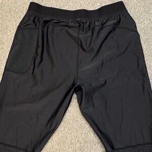 TEN THOUSAND Mens Black 3/4 Tight Athletic Workout‎ Leggings Size Large